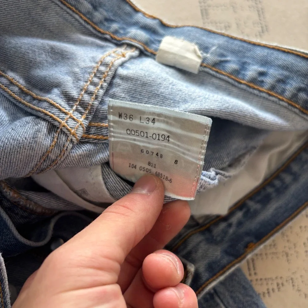 Made in Mexico‎ Levi's 501 button fly